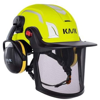 KASK Forst- und Elektrikerschutzhelm Zenith-X Combo WHE00077 52 - 63 cm gelb fluo