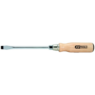 KS Tools ERGOTORQUE WOOD Schlitz-Schraubendreher, 7 mm