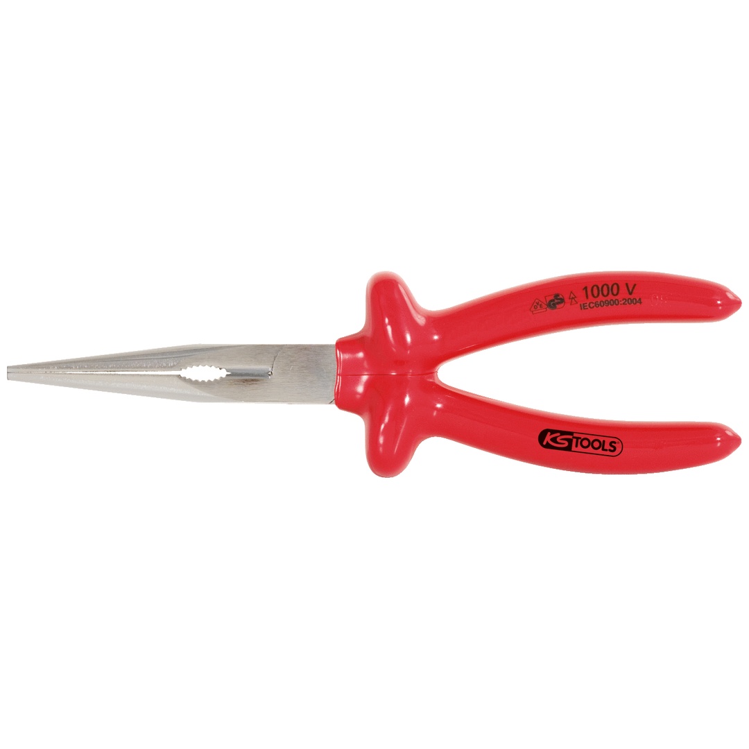 KS Tools VDE Flachrundzange, 160 mm