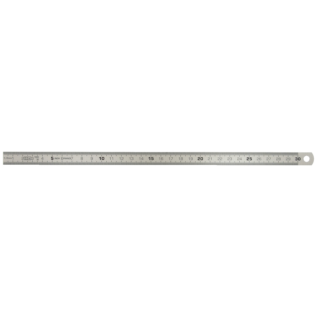 KS Tools Flexibler Stahlmaßstab, 200 mm