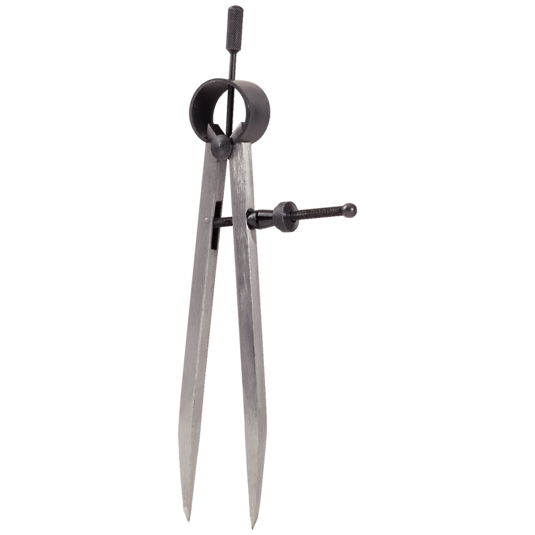 KS Tools Präzisions-Feder-Spitzzirkel, 235 mm