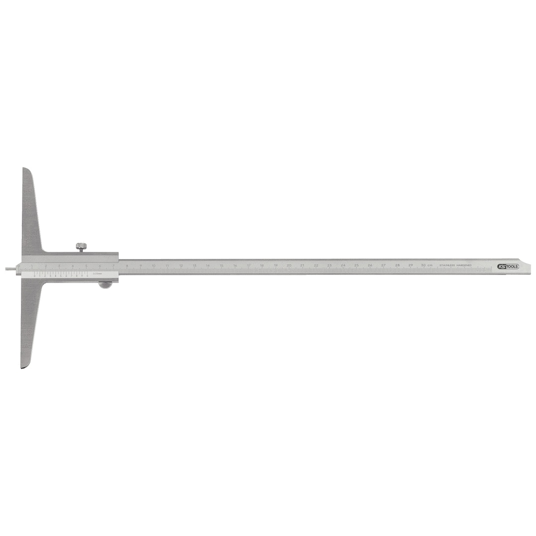 KS Tools Tiefenmessschieber mit Messstift, 0-200 mm
