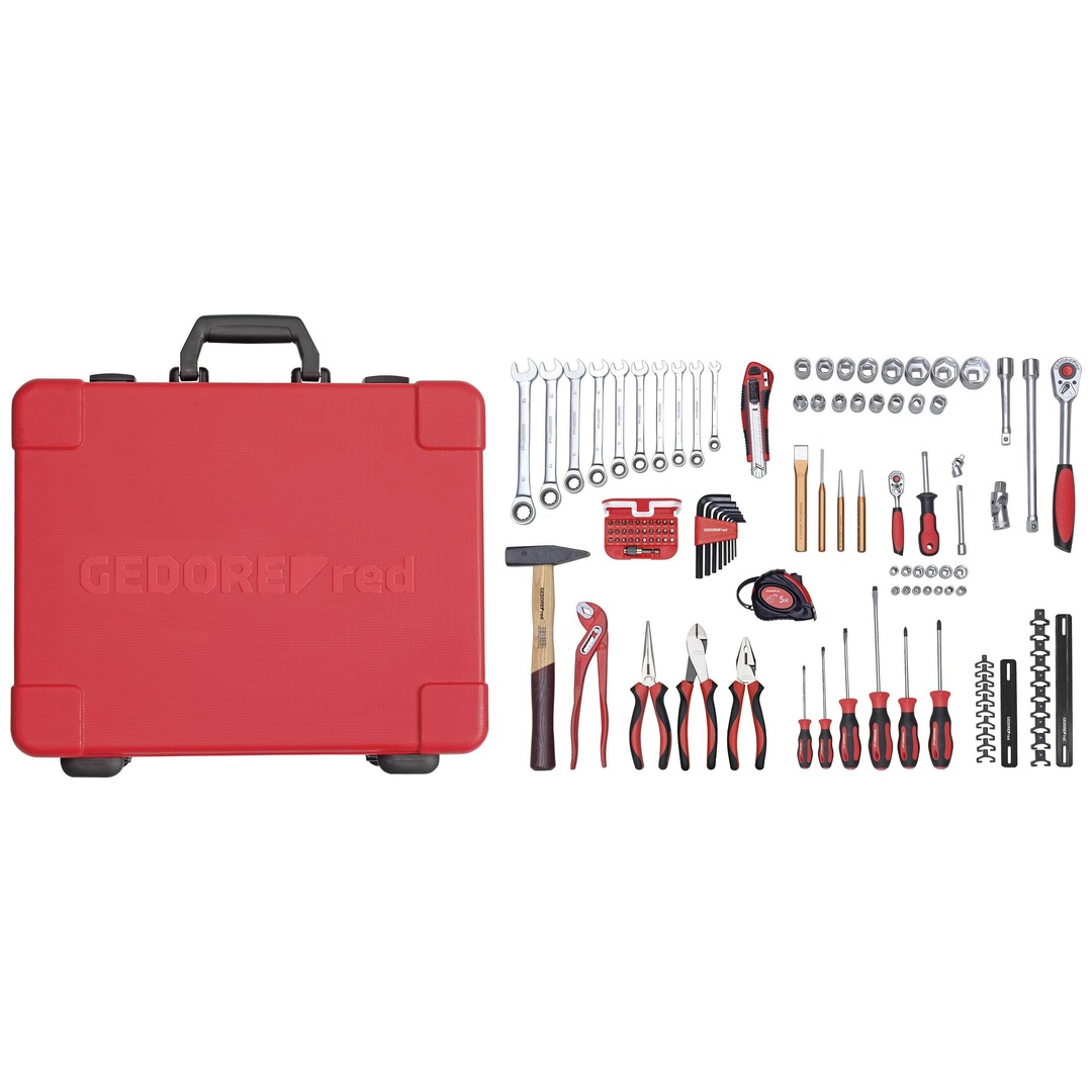 Gedore Werkzeugsatz ALL-IN im WerkzeugKoffer 108-tlg.
