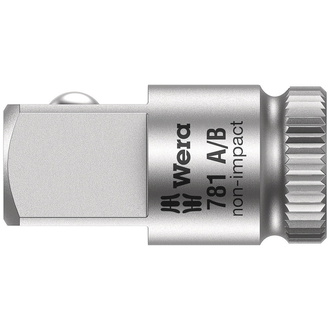 Wera 781 A 1/4"-Verbindungsteile, 781 A/B x 3/8 x 25,2 mm x 1/4"