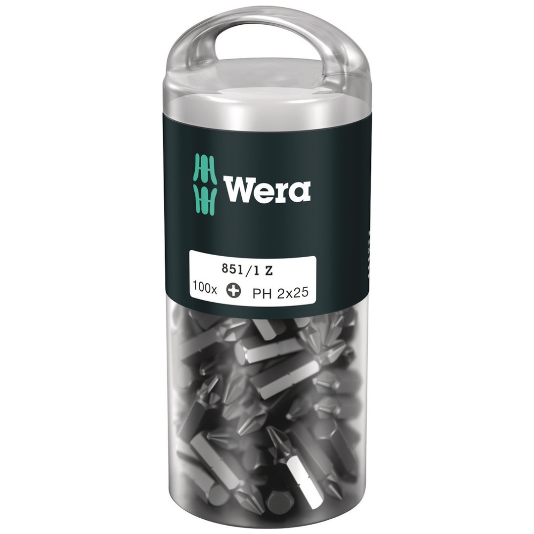 Wera 851/1 Z DIY 100 Bits, PH 2 x 25 mm, 100-tlg.