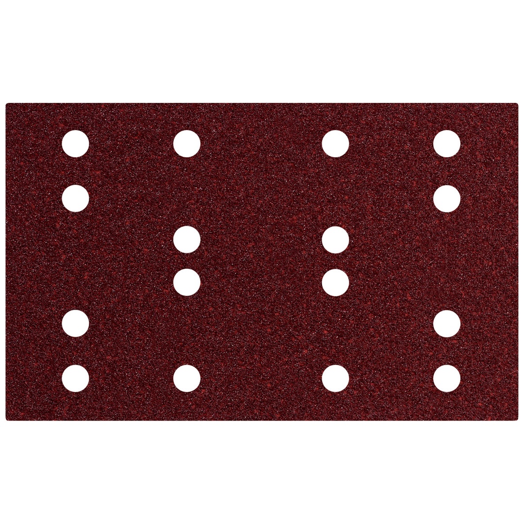 Metabo Haftschleifblätter 80 x 133 mm, P 240, 16 Löcher, mit Kletthaftung (SRA), für Holz, Metalle…