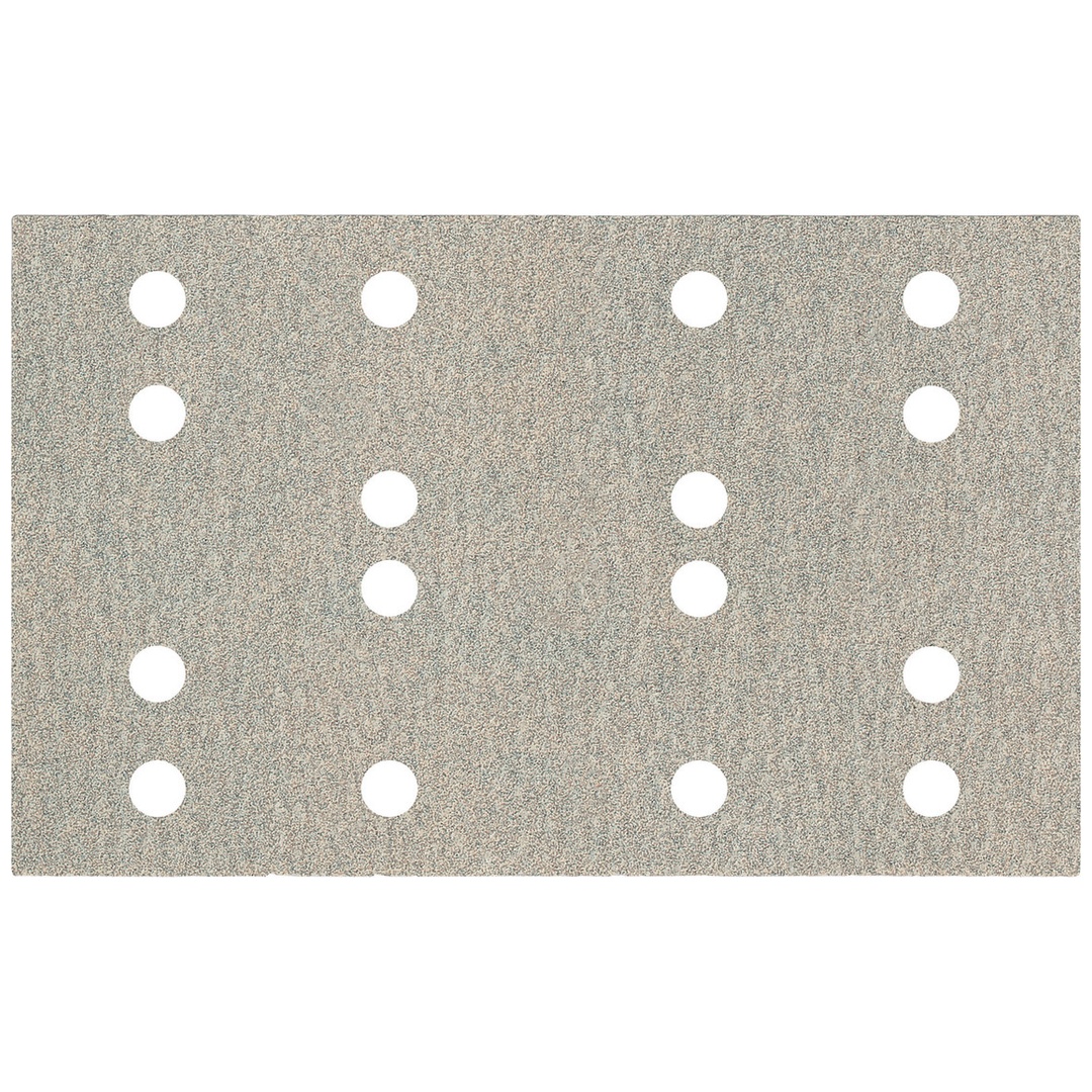 Metabo Haftschleifblätter 80 x 133 mm, P 180, 16 Löcher, mit Kletthaftung (SRA), für Farben, Lacke…