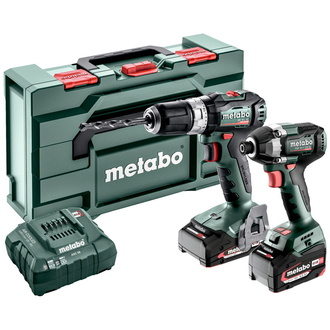 Metabo Akku Combo Set 2.8.7 18V, SB 18 L BL + SSD 18 200 LT BL, MetaBOX 145 L