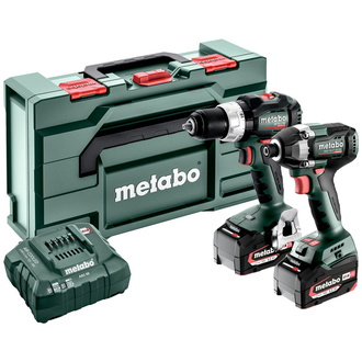 Metabo Akku Combo Set 2.8.8 18V, SB 18 LT BL + SSD 18 LT 200 BL, metaBOX 145 L