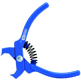 KS Tools Niet-Lösezange, blau, gerade, 100 mm