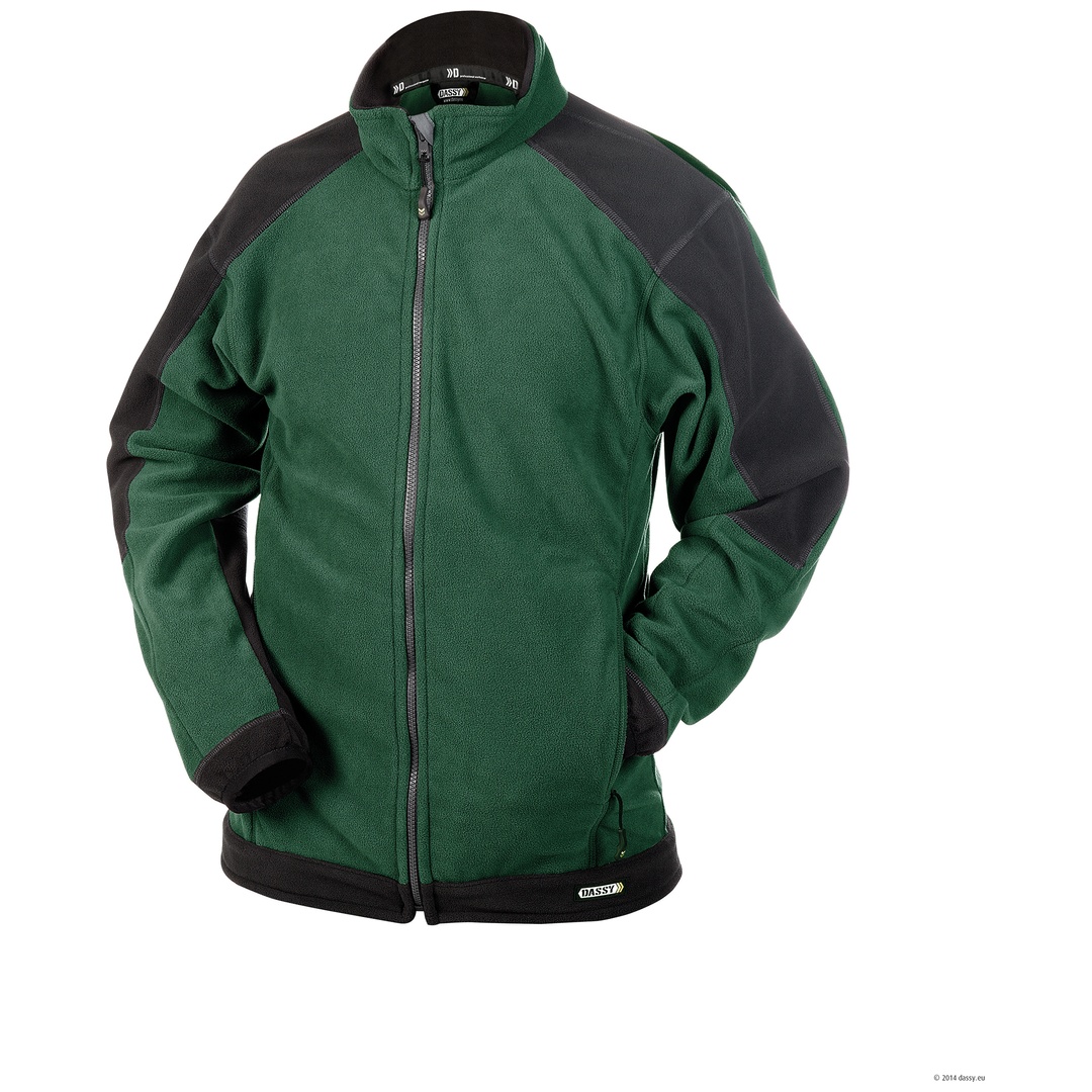 Dassy Fleecejacke Kazan Gr. XS grün/schwarz