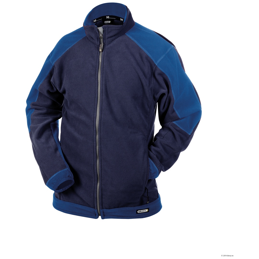 Dassy Fleecejacke Kazan Gr. 2XL marine/kornblau