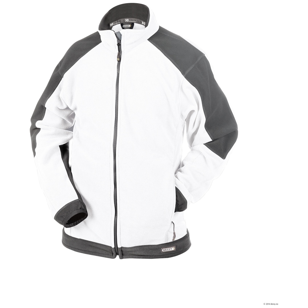 Dassy Fleecejacke Kazan Gr. XS weiß/grau