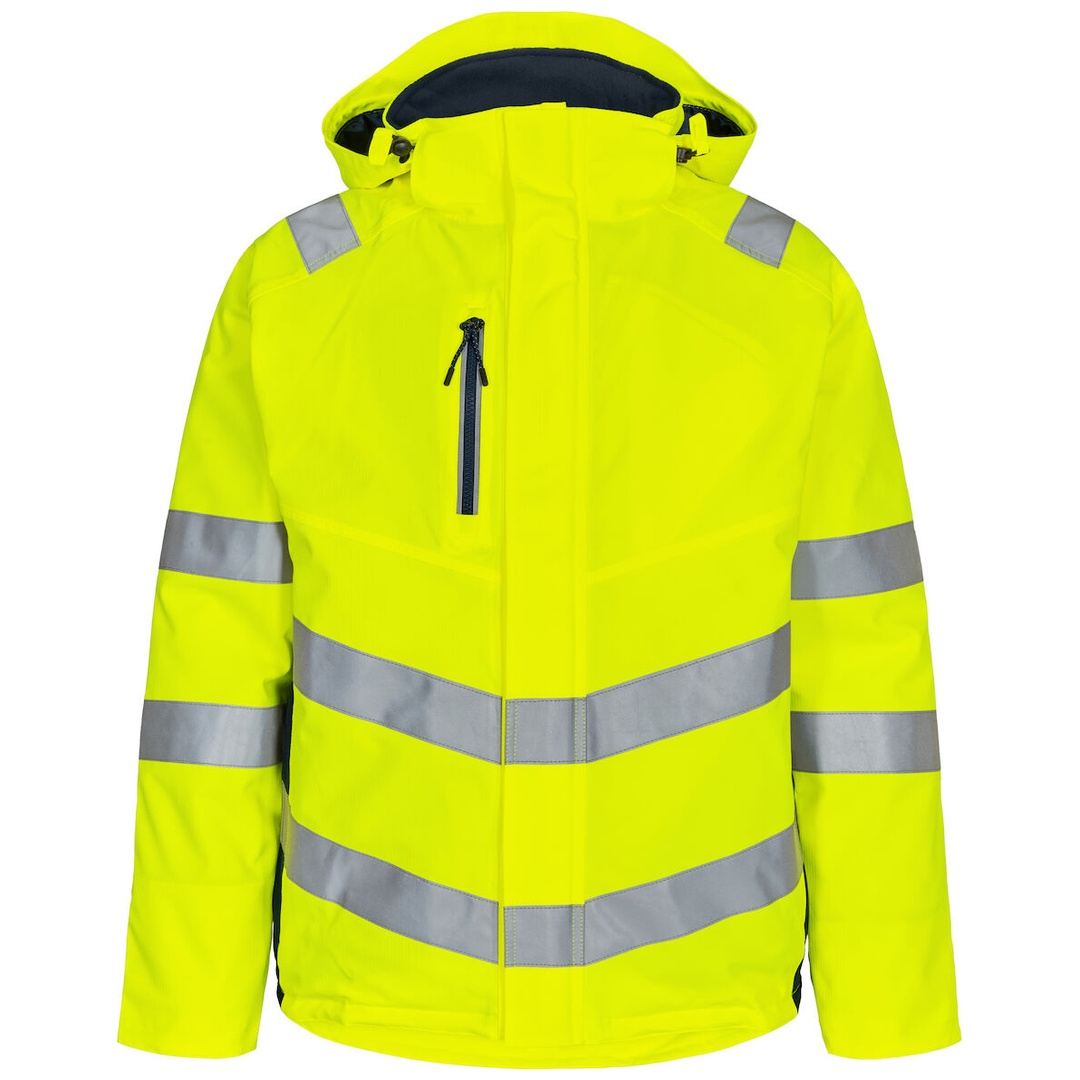 ENGEL Warnschutz Winterjacke Safety 1946-930-38165 Gr. 5XL gelb/blue ink