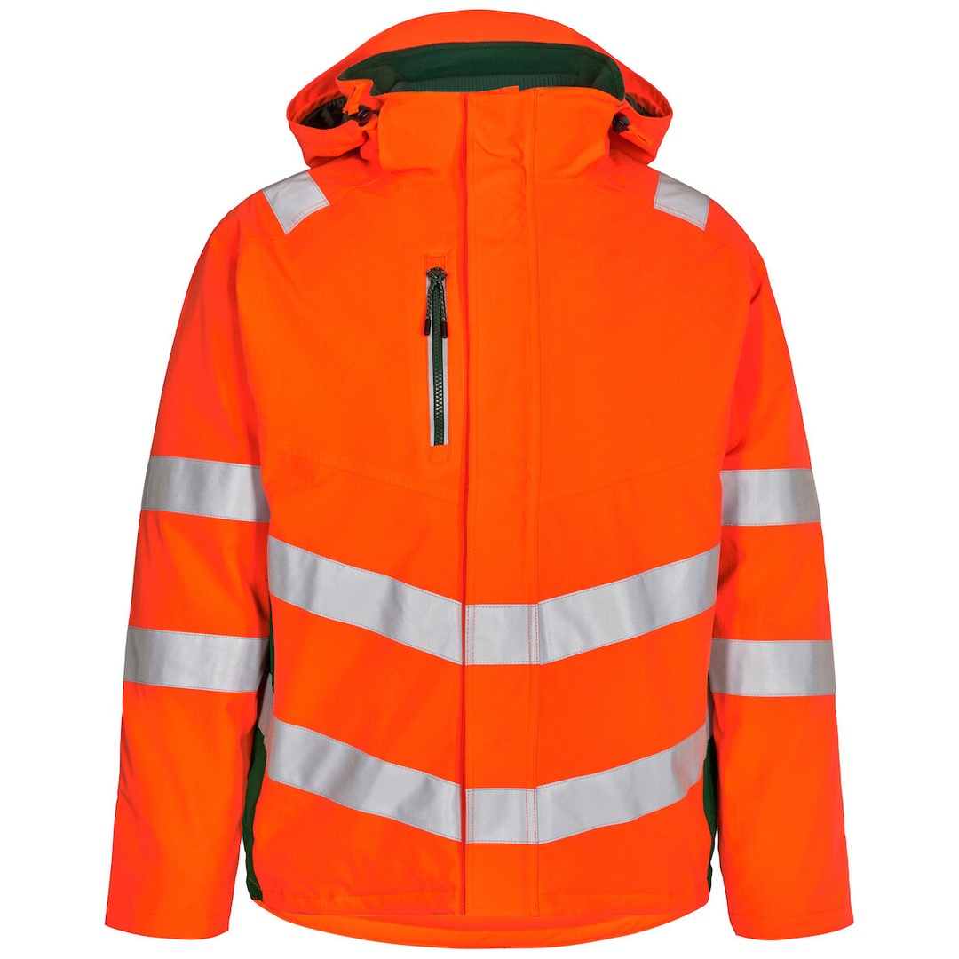 ENGEL Warnschutz Winterjacke Safety 1946-930-101 Gr. 5XL orange/grün