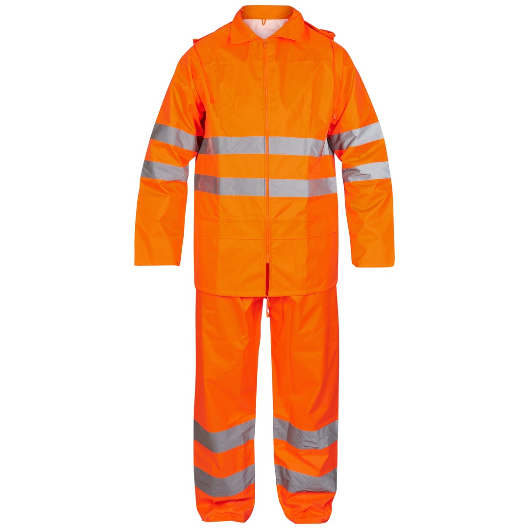 ENGEL Warnschutz Regenset Safety 1916-218 Gr. S orange