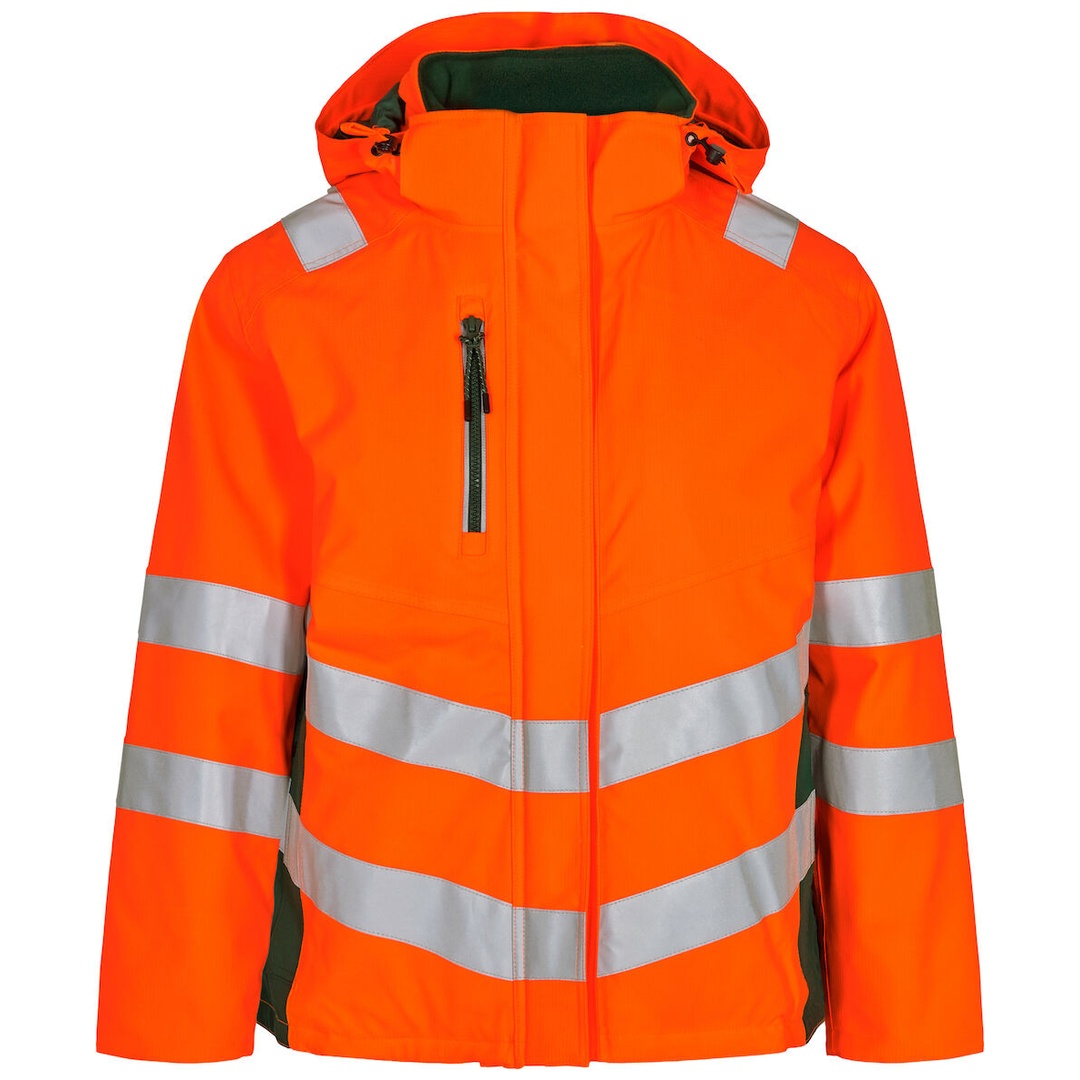 ENGEL Warnschutz Winterjacke Safety Damen 1943-930 Damen Gr. 2XL orange/grün