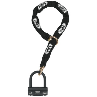 ABUS Schloss-Ketten-Kombi 58/140HBIII100 12KS 120 black loop