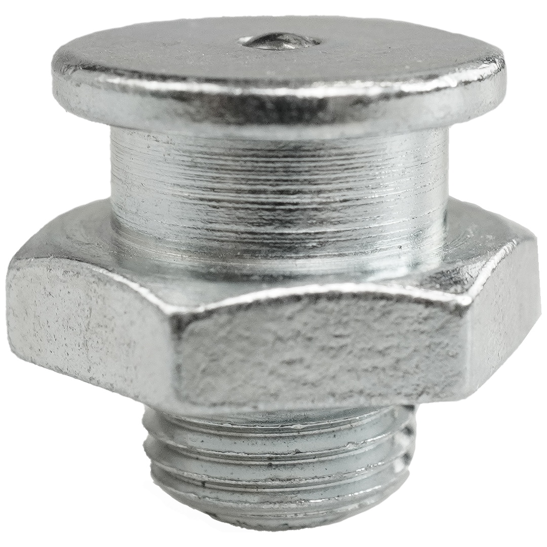 Reidl DIN 3404 Flachschmiernippel 3/8 x 7,5,  5.8 verzinkt