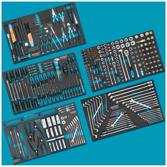 Hazet Werkzeug Sortiment 0-179NXL/321, 321-teilig, Anzahl Werkzeuge: 321