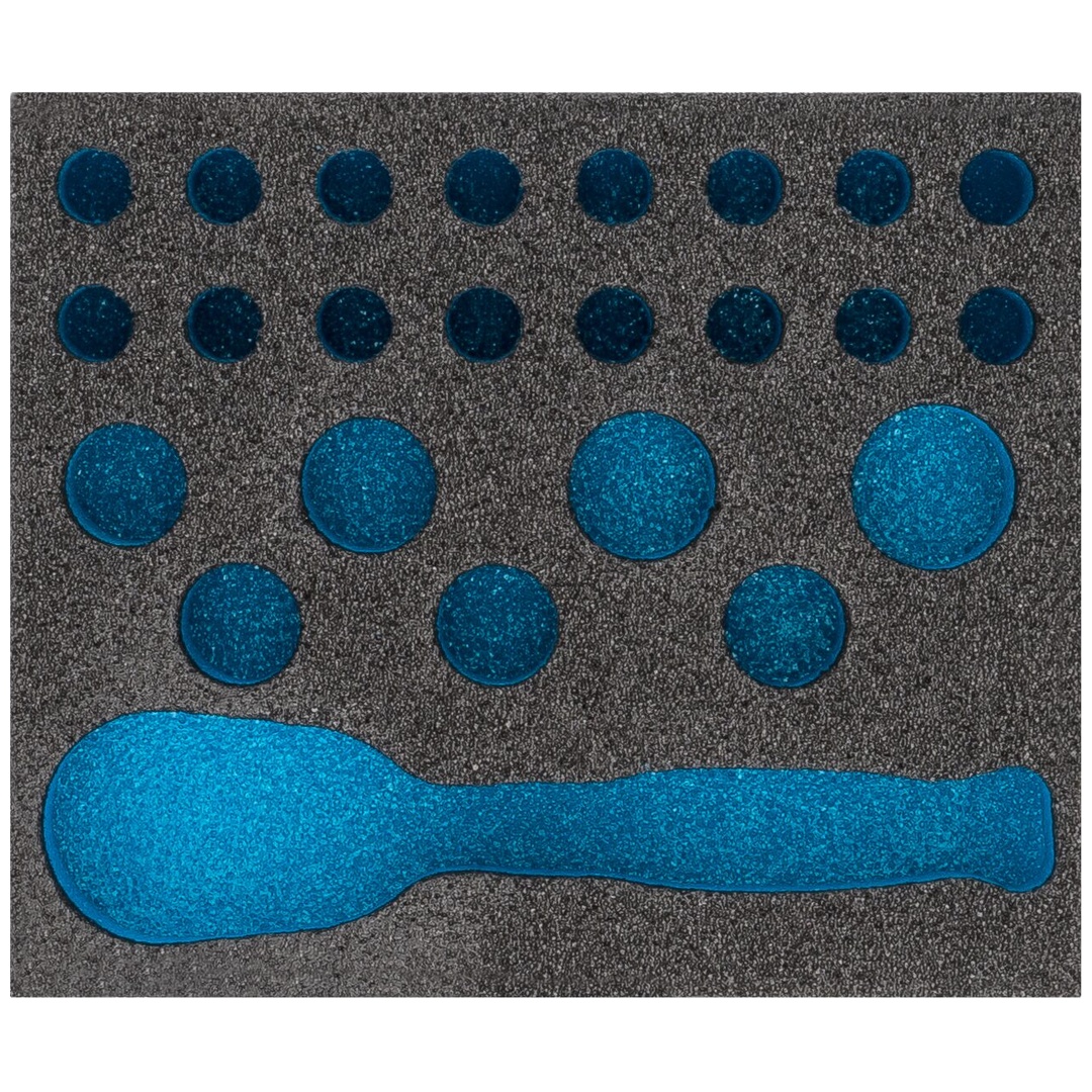 Hazet 2-Komponenten Weichschaumeinlage 163-431L, (LxB) 95 x 80 mm