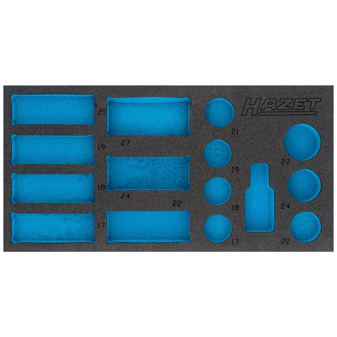 Hazet 2-Komponenten Weichschaumeinlage 163-463L, (LxB) 342 x 172 mm