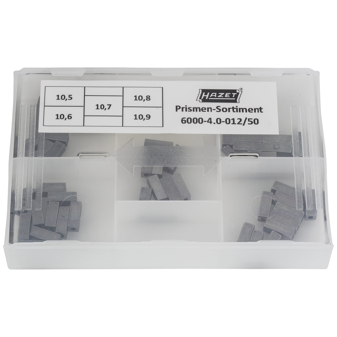 Hazet Prismen-Sortiment 10,5 / 10,6 / 10,7 / 10,8 / 10,9 mm, 6000-4.0-012/50