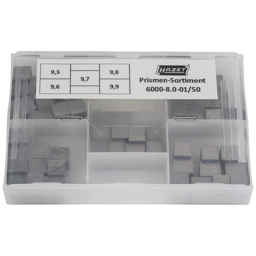 Hazet Prismen-Sortiment 9,5 / 9,6 / 9,7 / 9,8 / 9,9 mm, 6000-8.0-01/50