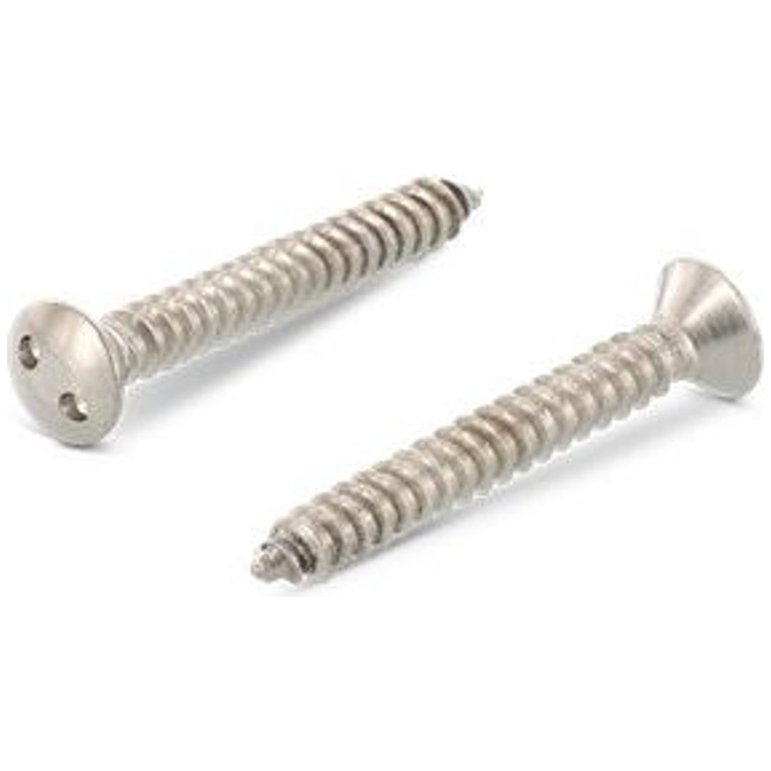 Reidl Sicherheitsschrauben Linsensenkkopf 4,2x50mm Edelstahl A2 blank Blechgewinde SNAKE EYES