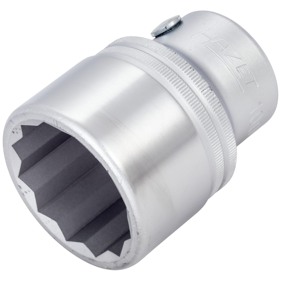 Hazet Steckschlüsseleinsatz 3/4 (20 mm) Vierkant hohl, Außen Doppelsechskant Profil, SW 1.3/8