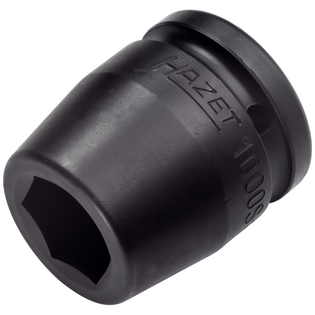 Hazet Schlag-Maschinenschrauber Steckschlüsseleinsatz 1000S-22, 3/4 (20 mm) Vierkant hohl, Außen Sechskant Profil, SW 22 mm