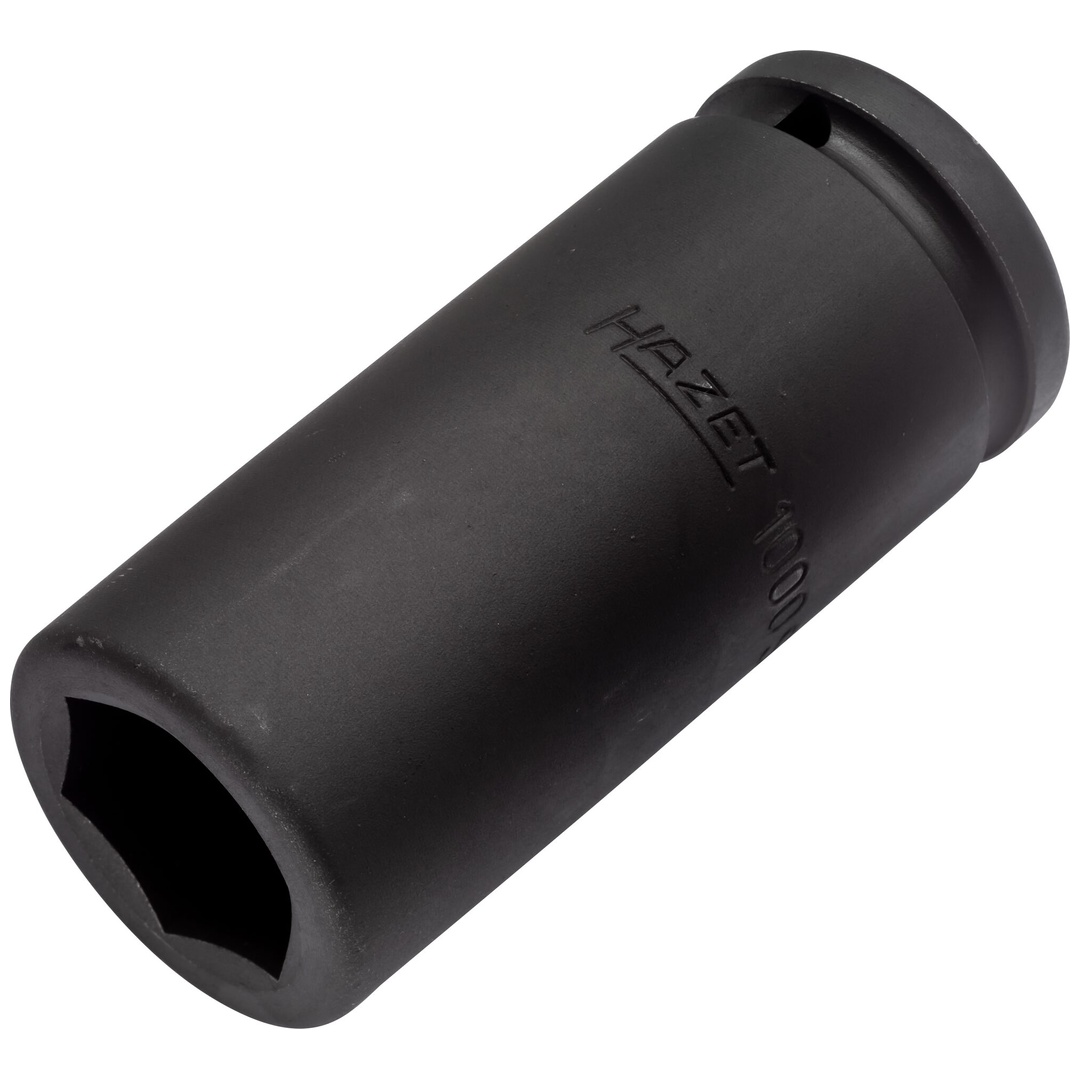 Hazet Schlag-Maschinenschrauber Steckschlüsseleinsatz 1000SLG-27, 3/4 (20 mm) Vierkant hohl, Außen Sechskant Profil, SW 27 mm