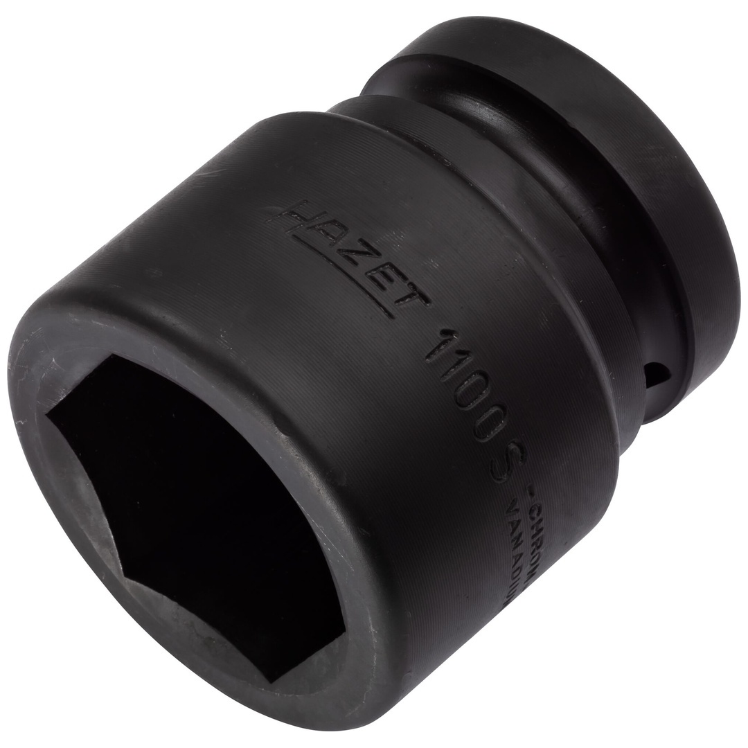 Hazet Schlag-Maschinenschrauber Steckschlüsseleinsatz 1100S-41, 1 (25 mm) Vierkant hohl, Außen Sechskant Profil, SW 41 mm