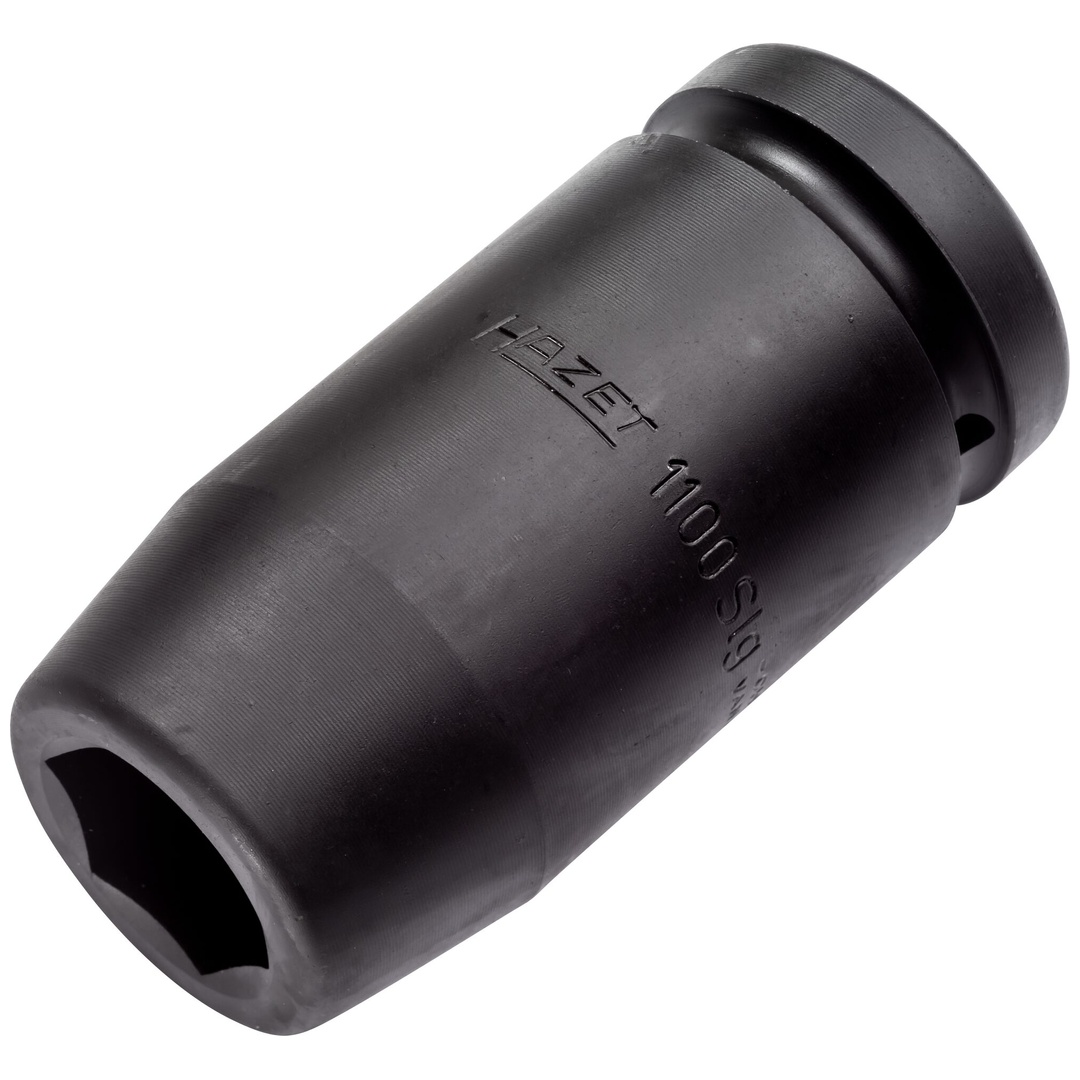 Hazet Schlag-Maschinenschrauber Steckschlüsseleinsatz 1100SLG-27, 1 (25 mm) Vierkant hohl, Außen Sechskant Profil, SW 27 mm