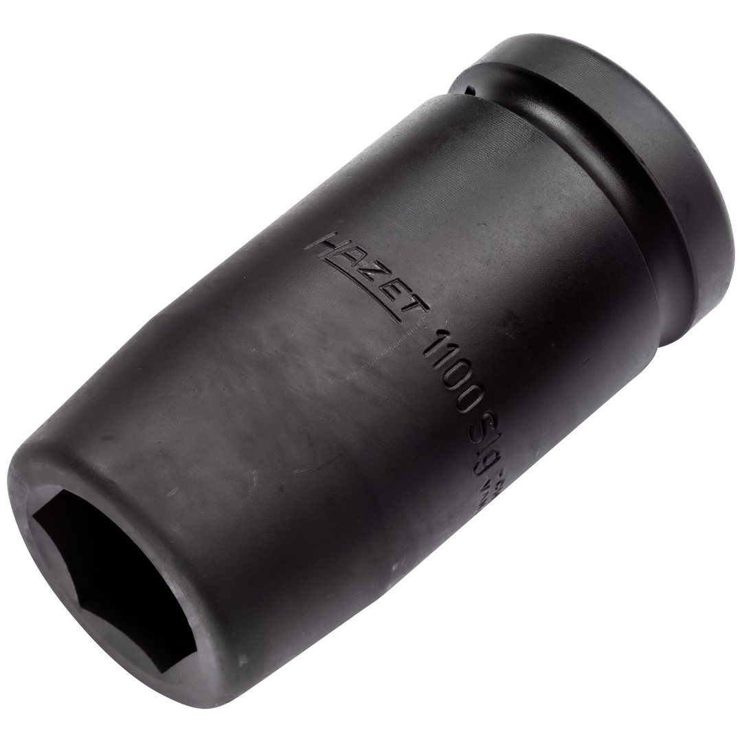 Hazet Schlag-Maschinenschrauber Steckschlüsseleinsatz 1100SLG-30, 1 (25 mm) Vierkant hohl, Außen Sechskant Profil, SW 30 mm