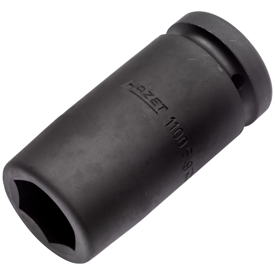 Hazet Schlag-Maschinenschrauber Steckschlüsseleinsatz 1100SLG-32, 1 (25 mm) Vierkant hohl, Außen Sechskant Profil, SW 32 mm