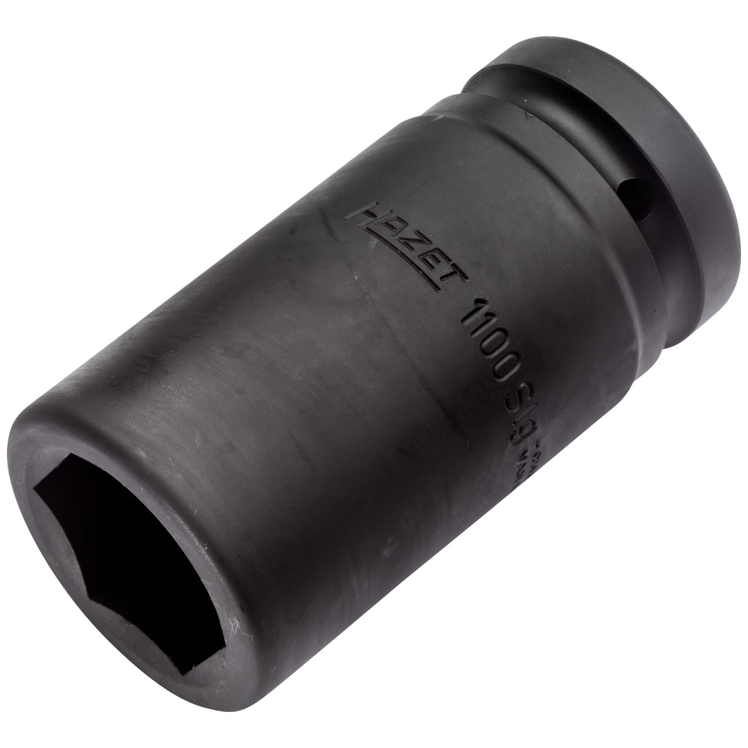 Hazet Schlag-Maschinenschrauber Steckschlüsseleinsatz 1100SLG-36, 1 (25 mm) Vierkant hohl, Außen Sechskant Profil, SW 36 mm
