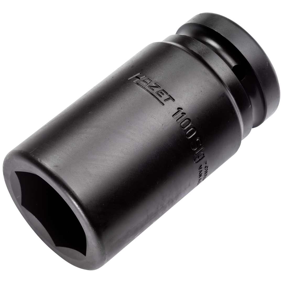 Hazet Schlag-Maschinenschrauber Steckschlüsseleinsatz 1100SLG-38, 1 (25 mm) Vierkant hohl, Außen Sechskant Profil, SW 38 mm