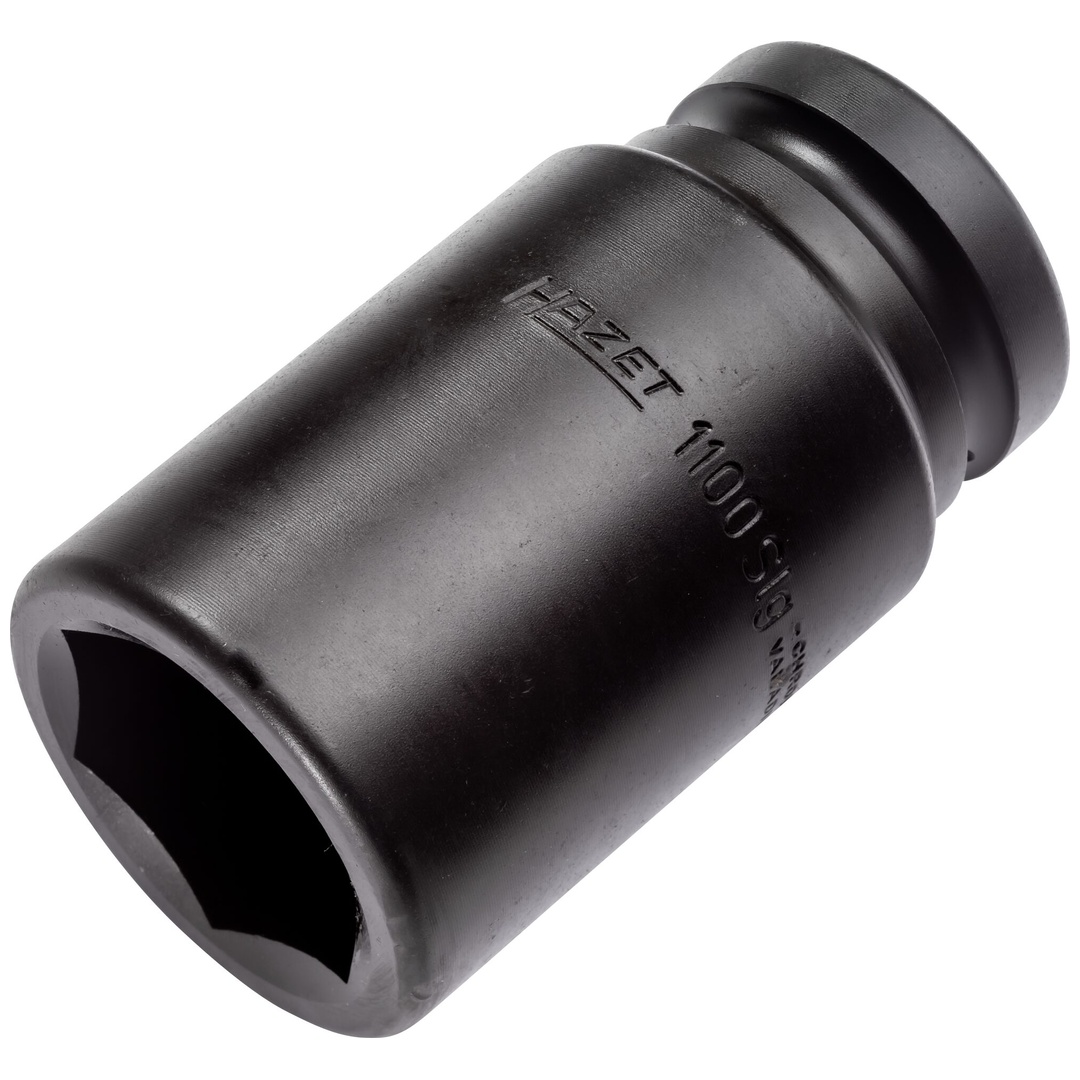 Hazet Schlag-Maschinenschrauber Steckschlüsseleinsatz 1100SLG-41, 1 (25 mm) Vierkant hohl, Außen Sechskant Profil, SW 41 mm