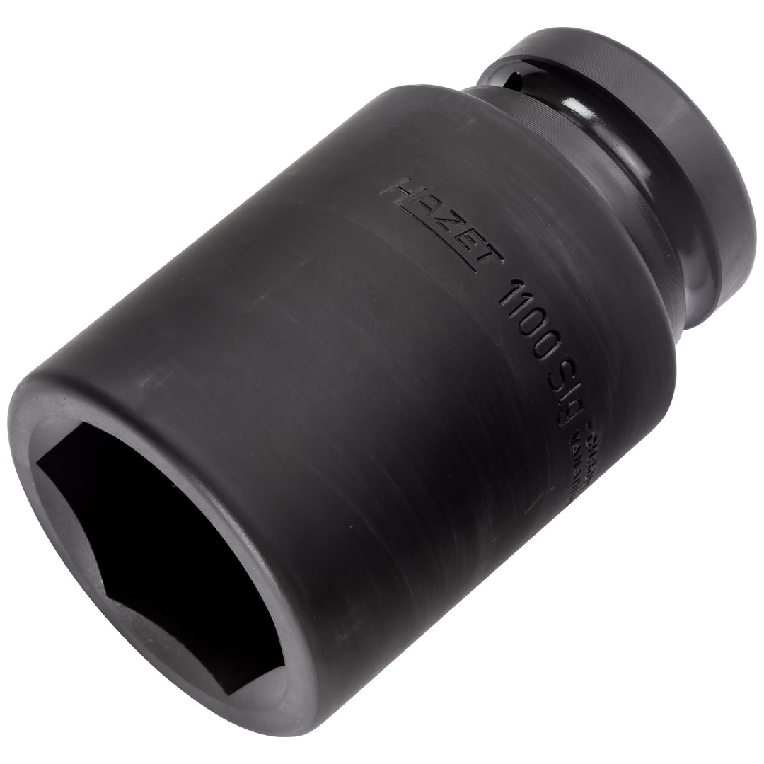 Hazet Schlag-Maschinenschrauber Steckschlüsseleinsatz 1100SLG-46, 1 (25 mm) Vierkant hohl, Außen Sechskant Profil, SW 46 mm