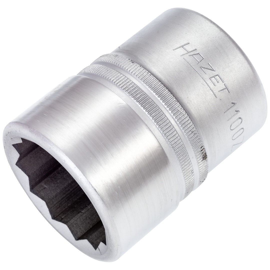 Hazet Steckschlüsseleinsatz 1 (25 mm) Vierkant hohl, Außen Doppelsechskant Profil, SW 36 mm