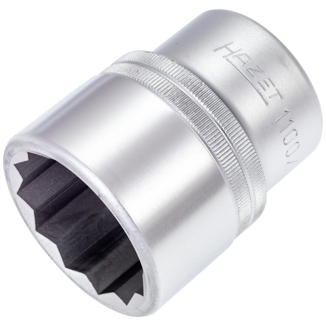Hazet Steckschlüsseleinsatz 1 (25 mm) Vierkant hohl, Außen Doppelsechskant Profil, SW 41 mm