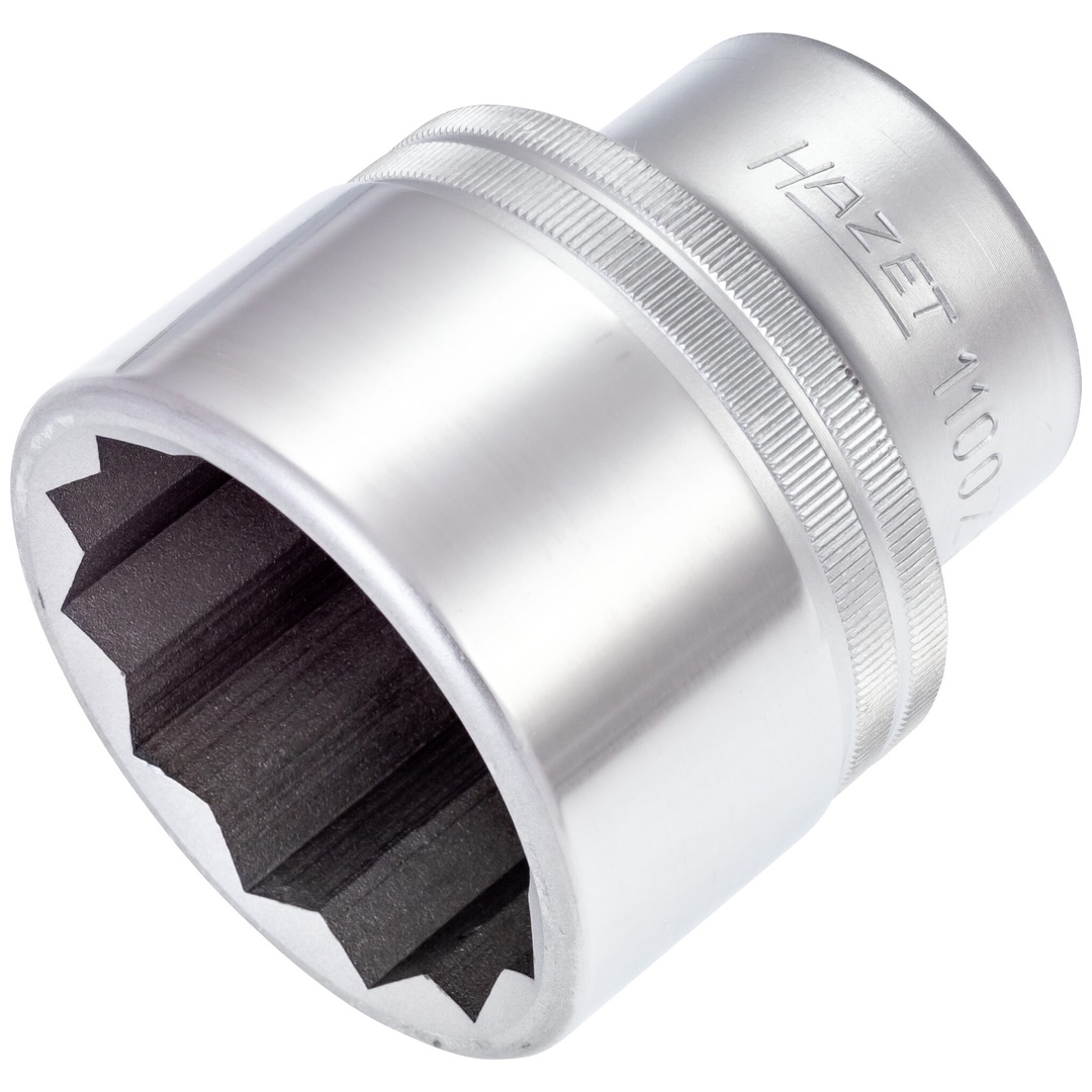 Hazet Steckschlüsseleinsatz 1 (25 mm) Vierkant hohl, Außen Doppelsechskant Profil, SW 50 mm