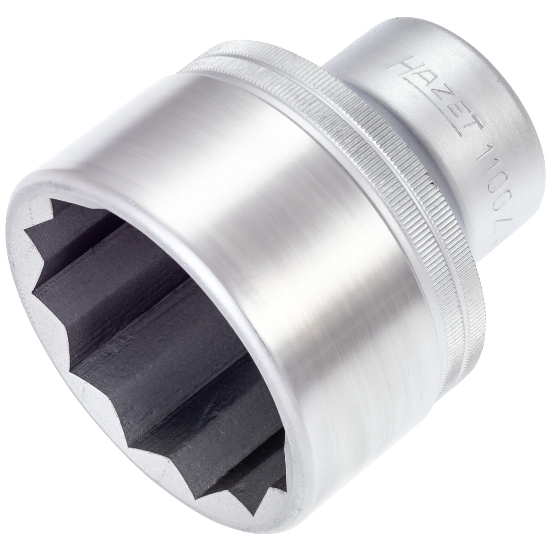 Hazet Steckschlüsseleinsatz 1 (25 mm) Vierkant hohl, Außen Doppelsechskant Profil, SW 60 mm