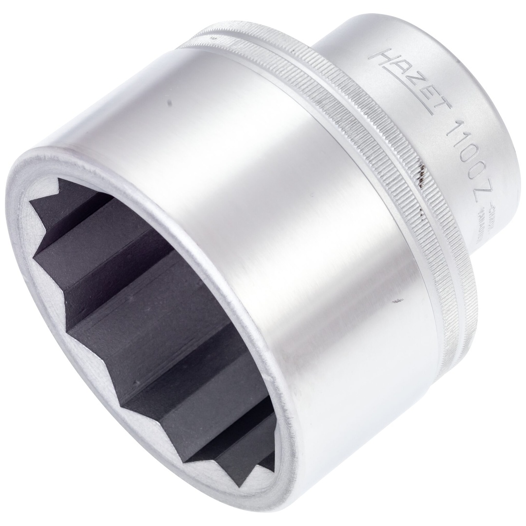 Hazet Steckschlüsseleinsatz 1 (25 mm) Vierkant hohl, Außen Doppelsechskant Profil, SW 70 mm