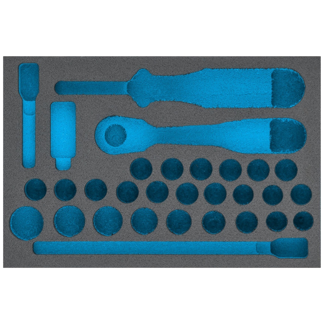 Hazet 2-Komponenten Weichschaumeinlage 163-223L, (LxB) 172 x 114 mm