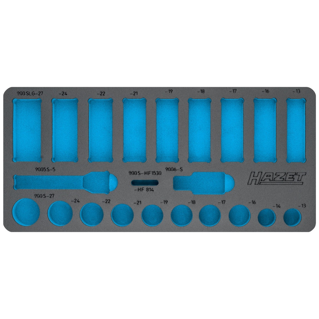 Hazet 2-Komponenten Weichschaumeinlage 163-405L, (LxB) 435 x 205 mm