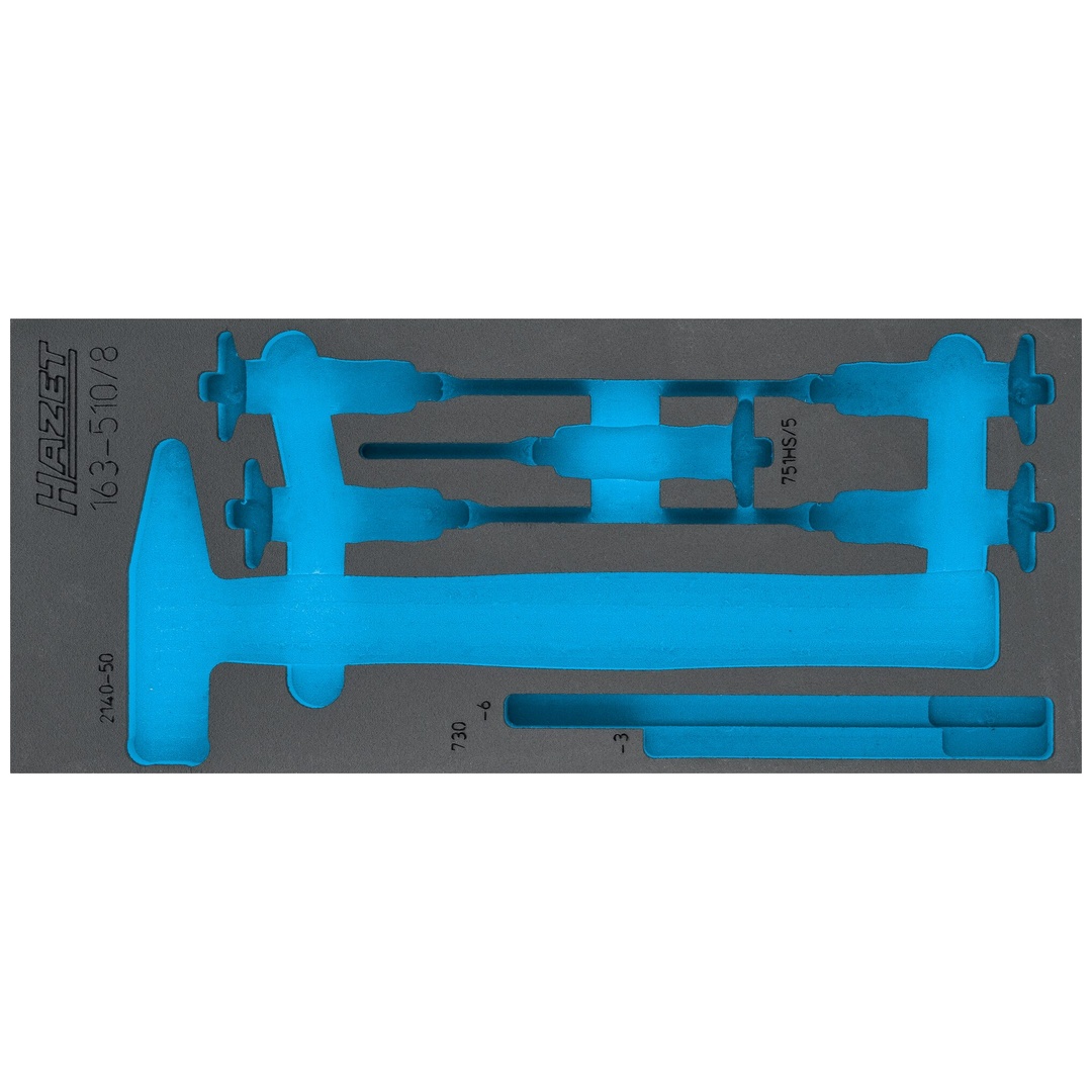 Hazet 2-Komponenten Weichschaumeinlage 163-510L, (LxB) 392 x 172 mm