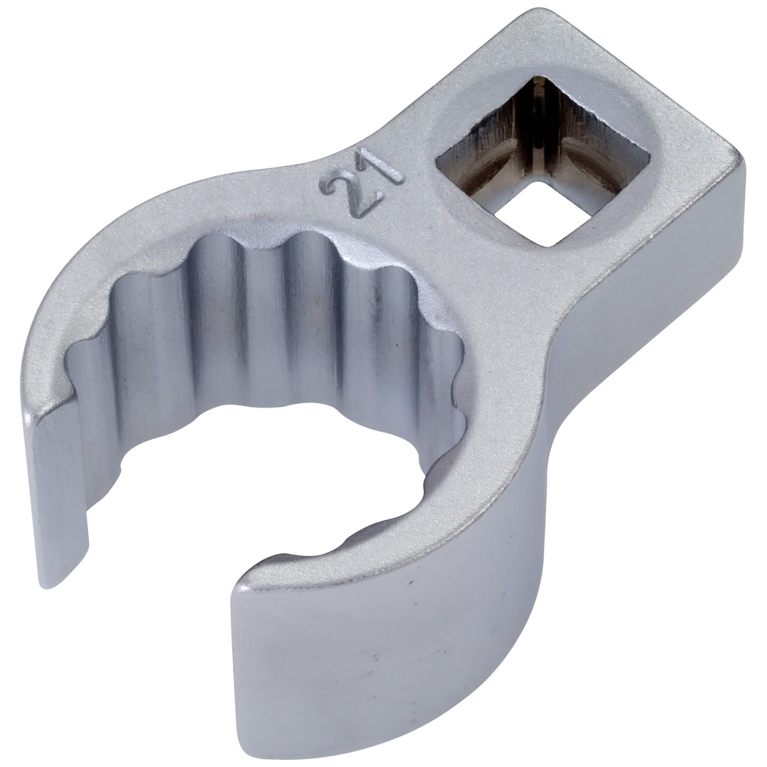 Hazet Ringschlüssel, offen 3/8 (10 mm) Vierkant hohl, Außen Doppelsechskant Profil, SW 22 mm, Innenvierkant 10 = 3/8