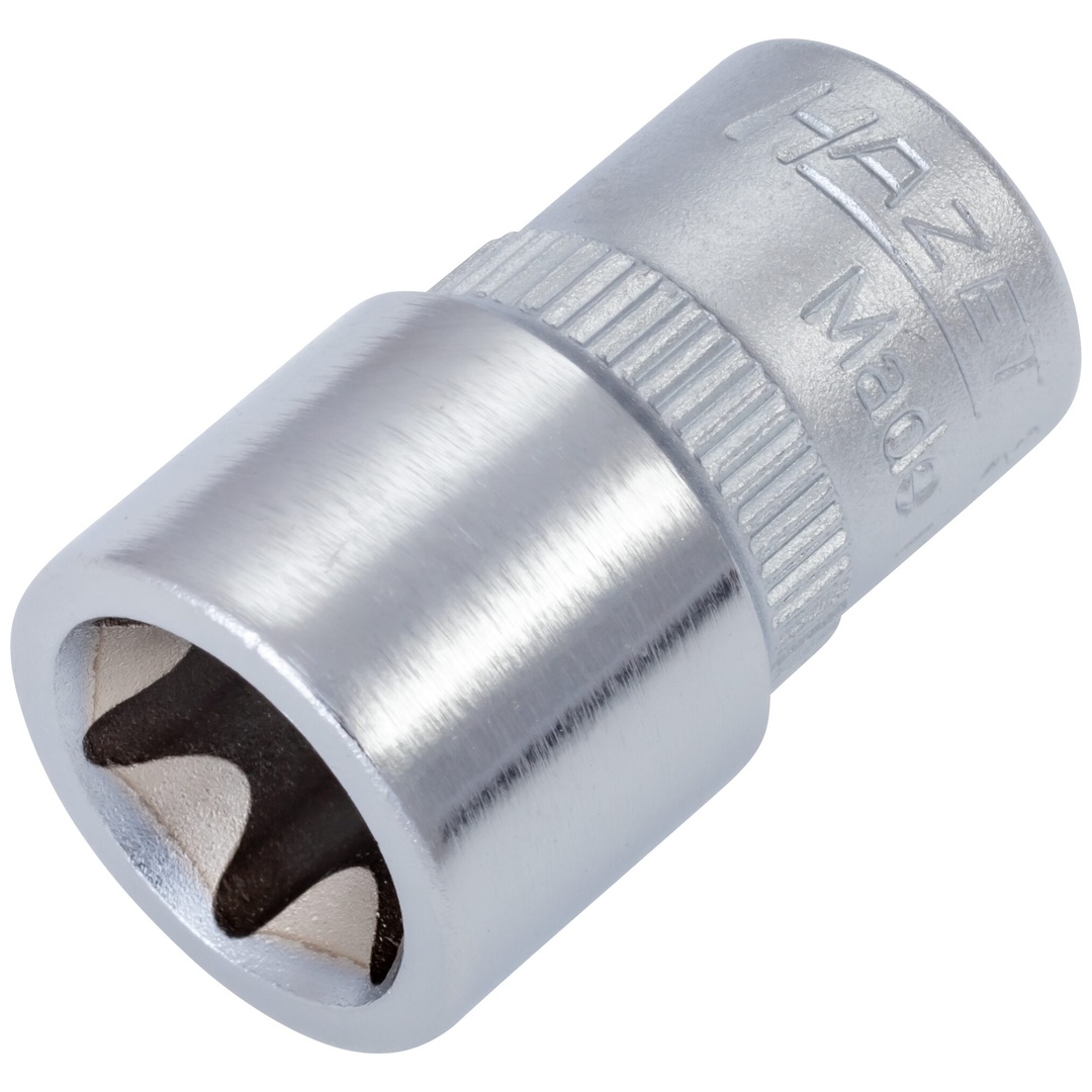 Hazet Steckschlüsseleinsatz 850-E12, 1/4 (6,3 mm) Vierkant hohl, Außen TX Profil, SW E12